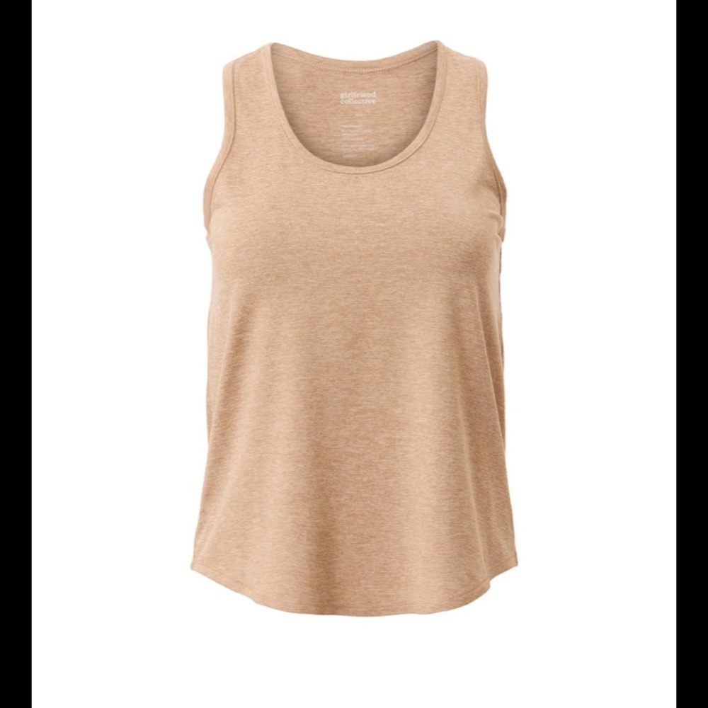 Girlfriend collective desert reset workout tank top m